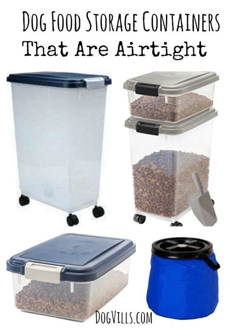 6 Dog Food Storage Containers That Are Airtight