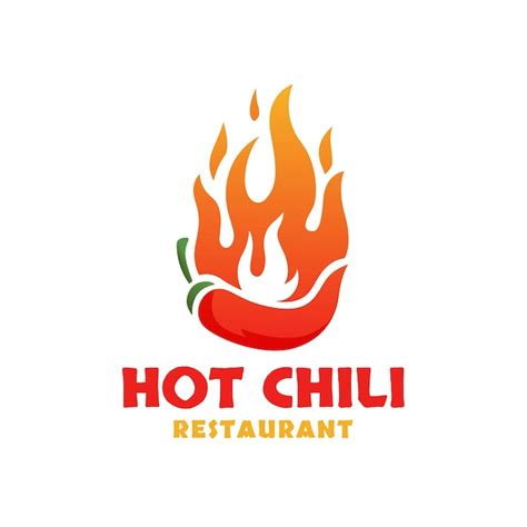 Red hot chili diseña el logotipo del concepto vector spicy pepper diseña el logotipo de la