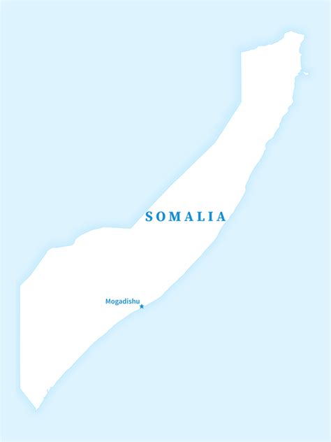 Somalia Administrative Boundaries Vector Map Boundless Maps