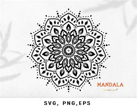 Mandala Svg Boho Mandala Svg Flower Mandala Mandala For Etsy France