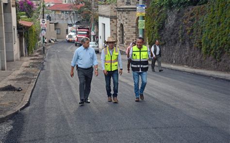 SUPERVISA JOSÉ LUIS URIÓSTEGUI AVANCES DE LA OBRA DE REVESTIMIENTO DE