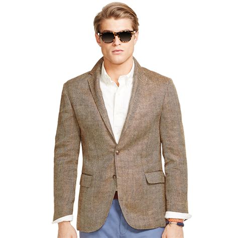 Lyst Polo Ralph Lauren Morgan Herringbone Sport Coat In Brown For Men