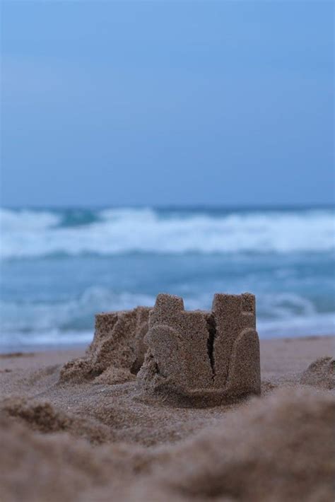 Sand Castle on the Beach