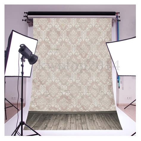 Brick Wall Retro Wood Floor Pictorial Photography Backdrop Background