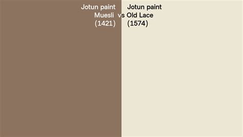 Jotun Paint Muesli Vs Old Lace Side By Side Comparison