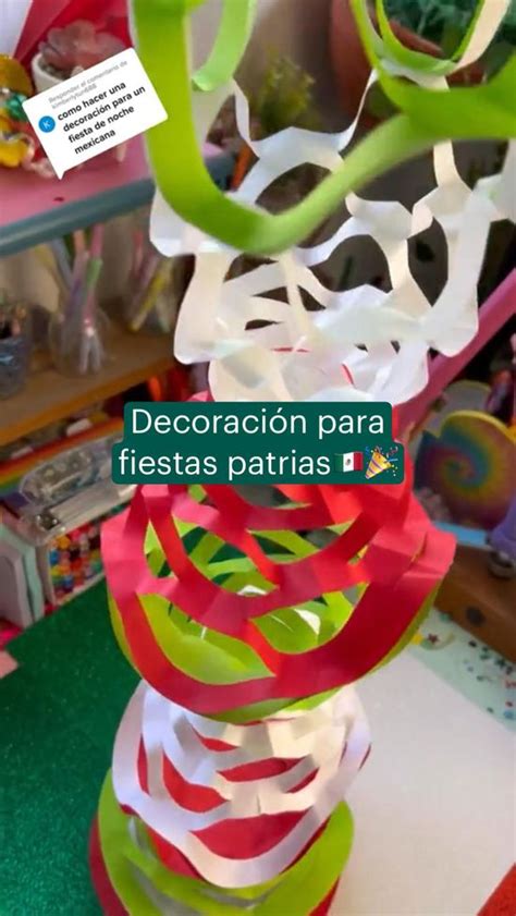 Decoración Para Las Fiestas Patrias 🇲🇽 En 2024 Manualidades