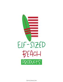 Elf Sized Beach Products By Sarah Lyn Gay Tpt