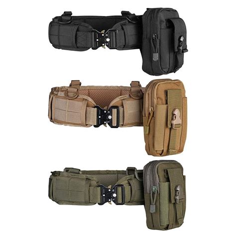 Cinturón táctico militar ajustable para hombre Molle cinturón de