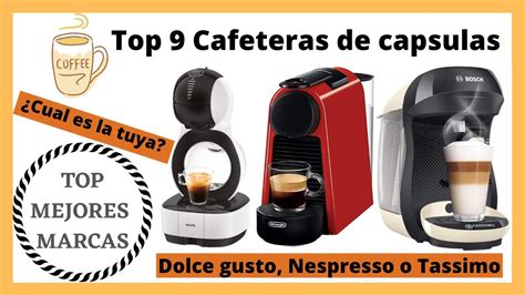 ☕top 9 Cafeteras De Capsulas Dolce Gusto Nespresso O Tassimo Cual