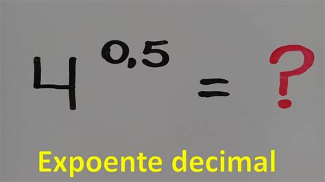 Potencia Com Expoente Decimal - 10