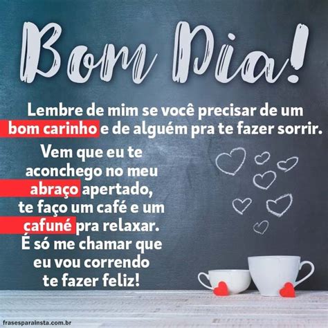 Bom Dia Carinho Frases Para Instagram