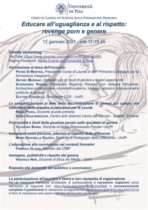 12 Gennaio 2021 Educare Alluguaglianza E Al Rispetto Revenge Porn E Genere Dipartimento Di