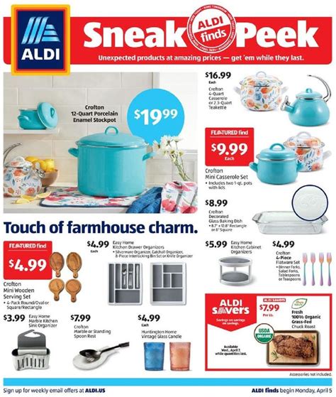 Aldi Weekly Ad – Apr 4 – 10, 2021 | Aldi, Online coupons codes, Weekly ads