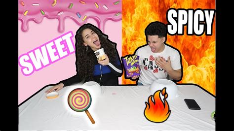 Sweet Vs Spicy Challenge Youtube