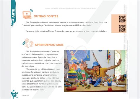 Folder Arte Ensino Fundamental Anos Iniciais 2019 By Bernoulli Sistema