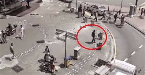 video seram cctv rakam hantu jual suratkhabar  kuala lumpur crito