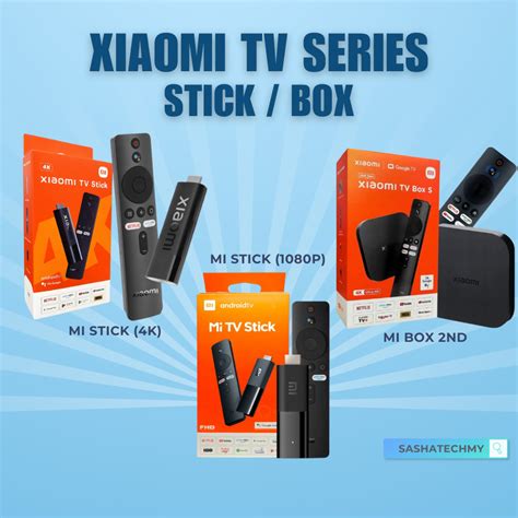 Ready StockOriginal Xiaomi Mi Box S 2nd Mi Stick 4K Mi Stick