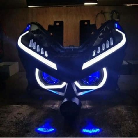 Projie Biled Aes Wst Vario 150 Led Fullset Headlamp Original Biru