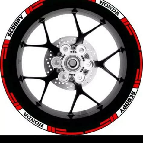 Jual Cutting Sticker Lis Velg HONDA SCOOPY Shopee Indonesia