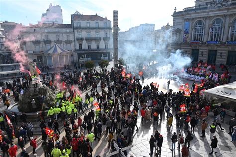 Greves E Manifestações Em Massa Na França Contra A Reforma Da Previdência Mundo Diario De