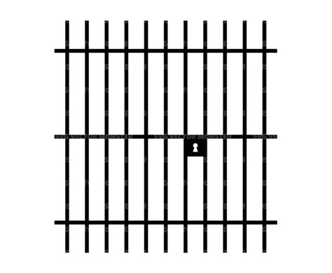 Prison Bars Svg, Jail Bars Svg, Imprisoned, Jailed, Black Bars. Vector ...