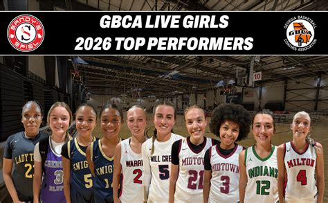 Gbca Live Girls 2026 Top Performers Sandys Spiel