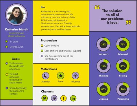 Customizable Customer Persona Templates Visme