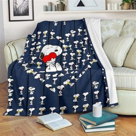 Snoopy Love Premium Blanket Teeruto