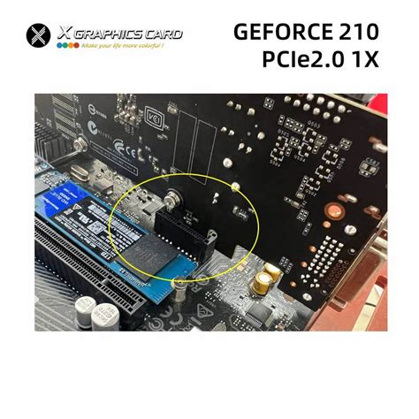 PCI Express 1X G210 Graphics Card - X-VSION GRAPHICS CARD