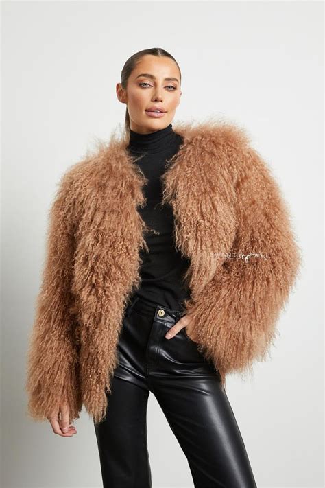 Cali Mongolian Fur Coat Fur Coat Coat Chic Coat