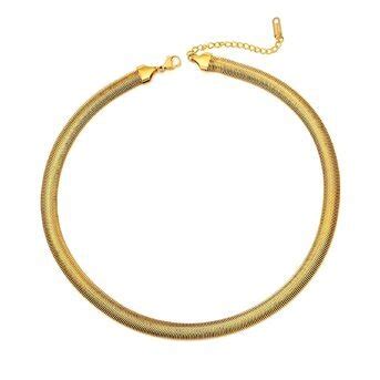 K Gold Plated Stainless Steel Necklace Intensity Sku