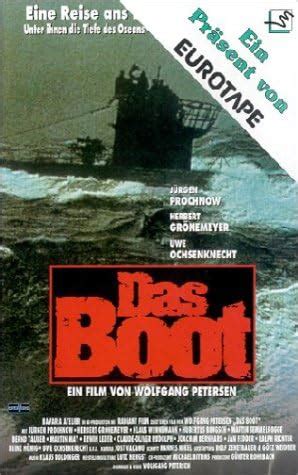 Das Boot VHS Jürgen Prochnow Klaus Wennemann Herbert Grönemeyer