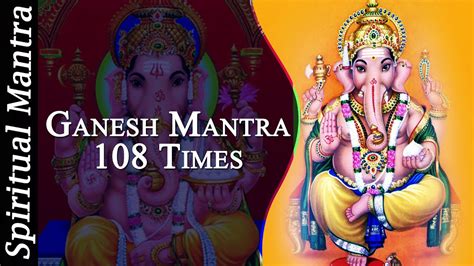 Om Gan Ganpataye Namo Namah 108 Times Shri Ganesh Mantra By Jaspinder