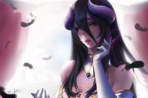 Albedo In 4k Ultra Hd Overlord Anime Wallpaper By 帝寒