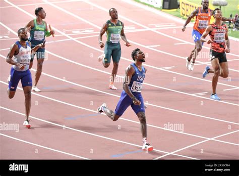 Noah Lyles Usa 4x100 Relay Men Gold Medal Iaaf World Athletics