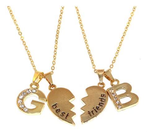 Colar Cordão Da Amizade Best Friends Forever Folheado 18k MercadoLivre