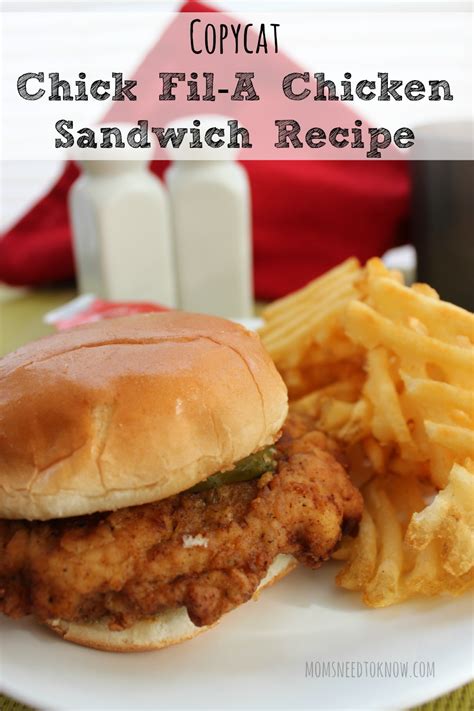 Copycat Chick Fil A Chicken Sandwich Recipe Moms Need To Know