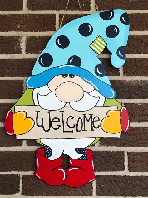 This Item Is Unavailable Etsy Gnome Door Hanger Gnome Door Door