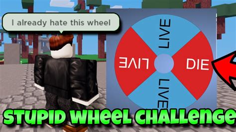 Fear And Chaos My Every Move Decided By A Stupid Wheel Roblox BedWars