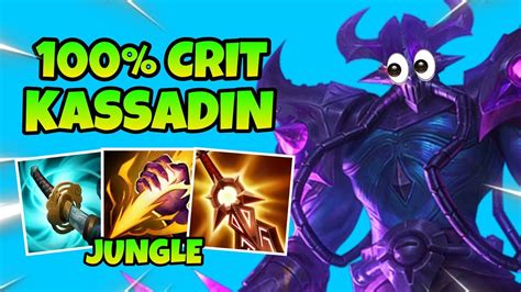 KASSADIN JUNGLE WILD RIFT BUILD FULL CRITICAL DEAL TON OF DAMAGE