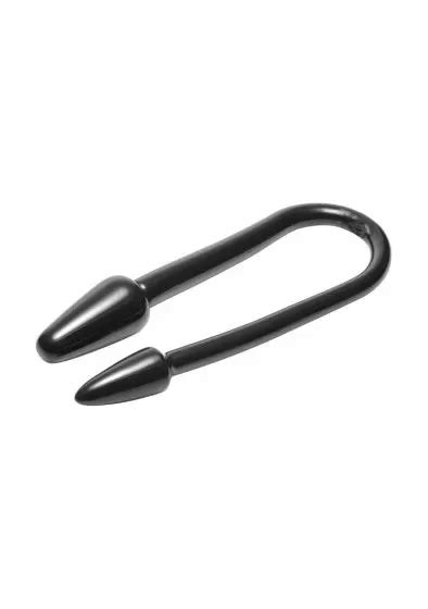 Master Series Ravens Tail 2X Dual Ended Anal Plug Black XtcToys