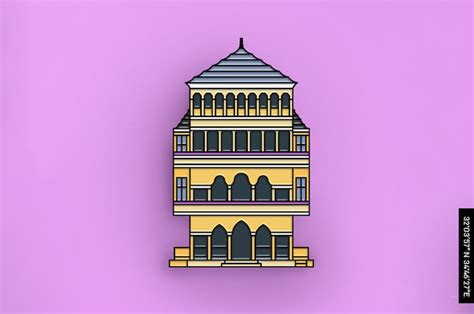 Stylish Enamel Lapel Pins Inspired By Architecture Around The World