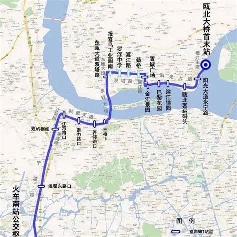 永嘉至火车南站b701路公交来了，今天起 桥下镇