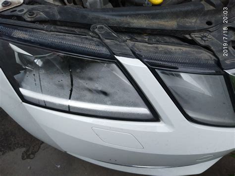 Запотевание LED фары ч. 2 — Skoda Octavia A7 Mk3, 1,8 л, 2018 года ...