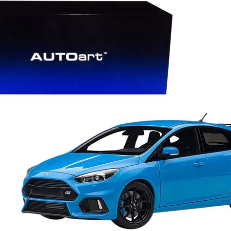 2016 Ford Focus Rs Nitrous Blue Metallic 1 18 Model Car By Autoart Gpbox