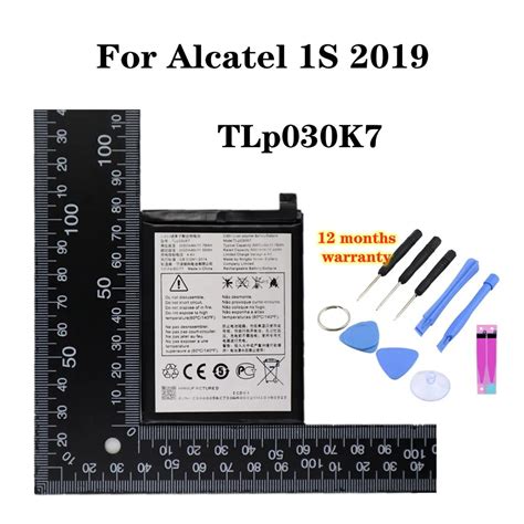 New 3060mAh TLp030K7 Battery For Alcatel 1S 2019 OT 5024 5024A 5024D