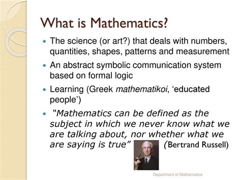 mathematics define  joan bowler blog