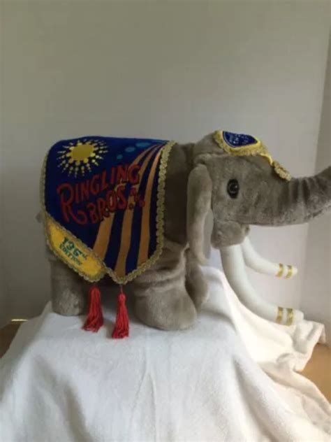 Ringling Brothers Circus Elephant Barnum And Bailey Stuffed Plush Animal