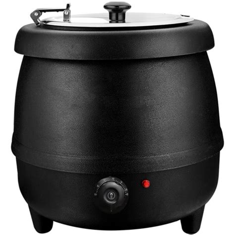 Black Soup Kettle Litre Commercial Hot Display Mulled Wine L