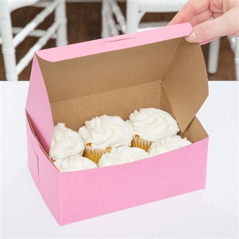 7 X 5 X 3 Pink Cake Bakery Box 250bundle